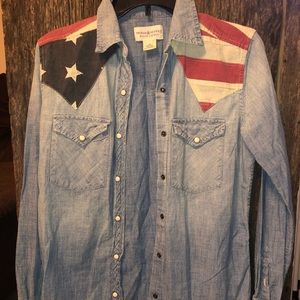 Ralph Lauren button down denim shirt